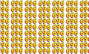 Optical Illusion Eye Test: Among The Sea Of Identical ‘696’, Find the Odd Pair ‘666’