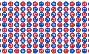 Optical Illusion Eye Test: In Identical Pairs of 31s and 73s, Find The Lone 37