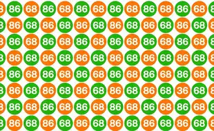Optical Illusion Challenge: In A Sea Of Identical Pairs, Find The Lone 36