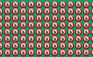Optical Illusion Challenge: In A Sea Full Of 5s, Find The Lone Ball 3