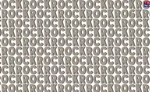 Optical Illusion Eye Test: In A Sea Full Of 'Rock,' Find The Lone Number 6