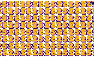 Optical Illusion Eye Test: In A Wave Of 25s, Find the Lone S